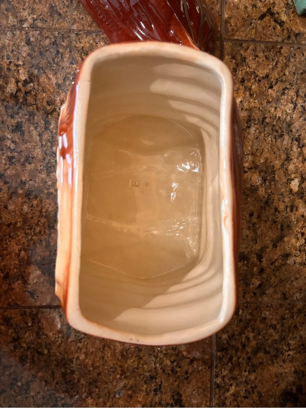 Vintage 1950s American Bisque Sack of Cookies Ceramic Cookie Jar Daisy 9”